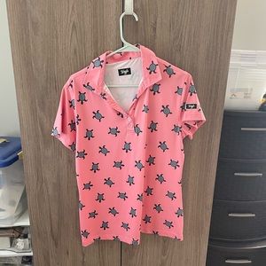 Waggle golf polo shirt